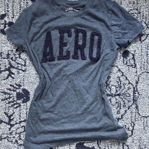 Aeropostale Classic Crew Navy Tee